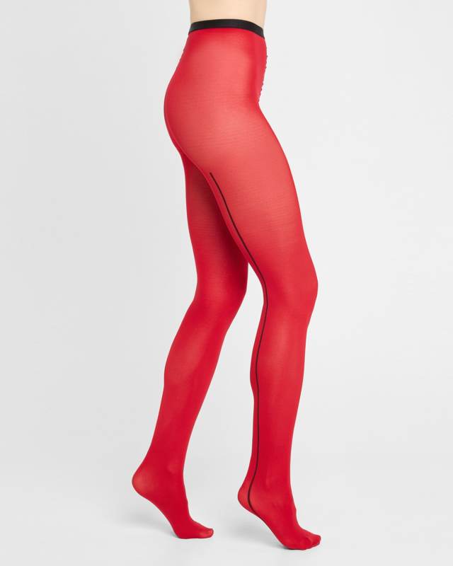 Back Stripe Tights